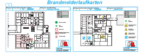Brandmelderlaufkarte