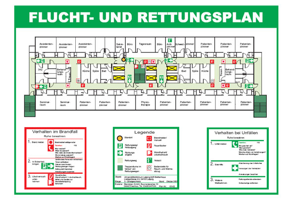 Flucht- und Rettungsplan